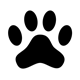 Pets: Dog Paw Icon